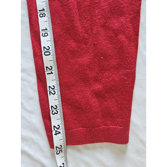 Chicos Ashlan Turtleneck Sweater Women Size 3/XL Y2K Razzie Red Knit Holiday New - Picture 9 of 9